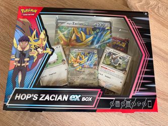 Pokemon hops and Zacian EX box