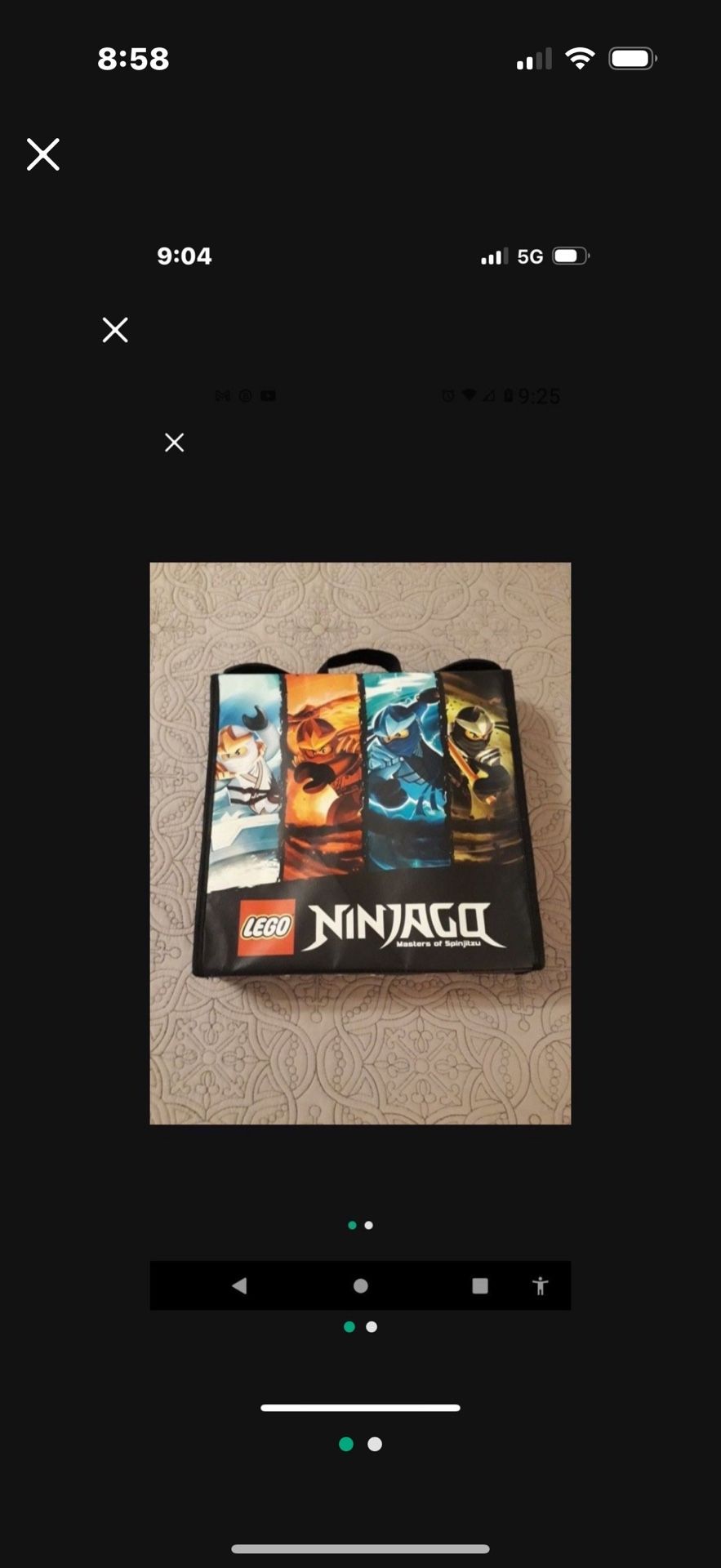 Lego Ninjago storage case