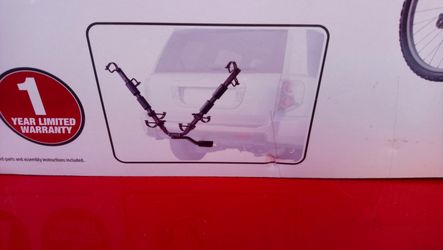 Hyper tough hitch mount v store wing 2 bike carrier