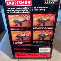Shaper/router Table 