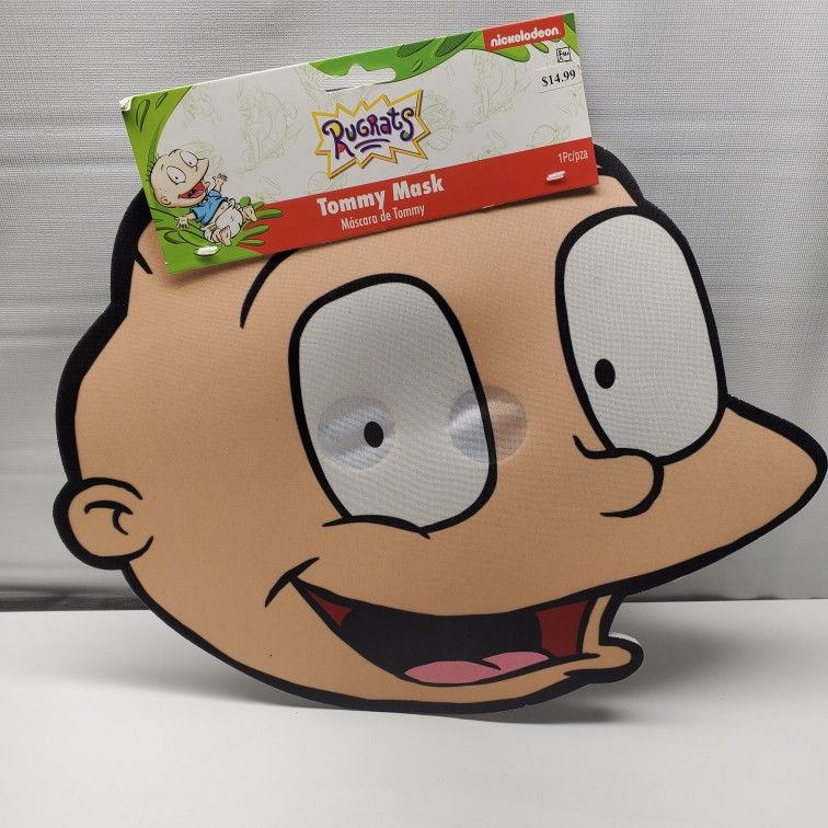 New Tommy Pickles Rugrats Face Mask 