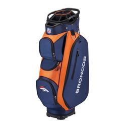 WILSON NFL DENVER BRONCOS Golf Club Cart Bag, 15-Way
