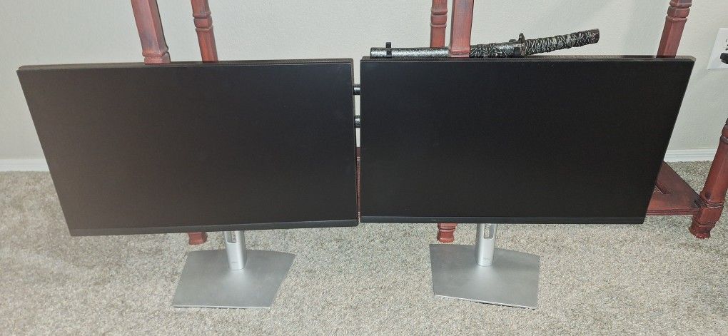 Dell Pro 24 twin gaming/Home monitors, adjustable