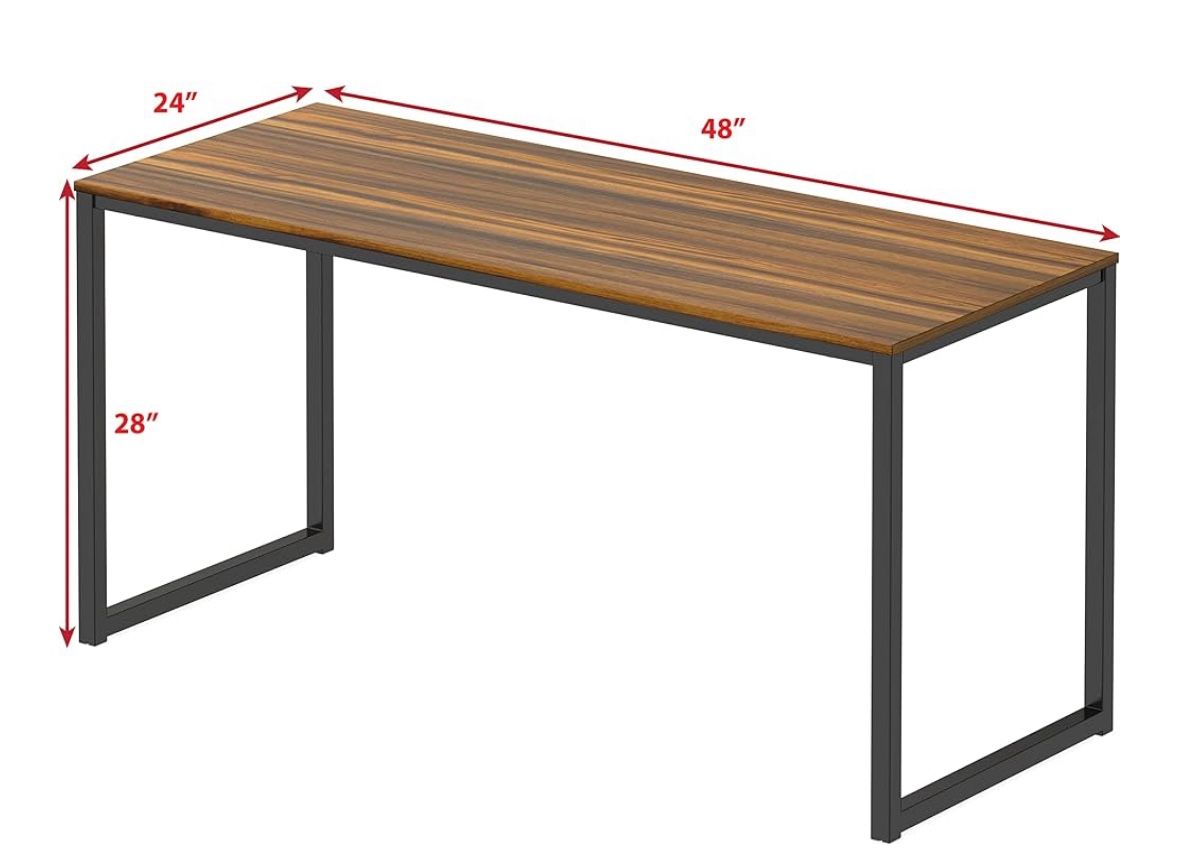 Home Office 48-Inch Computer Desk, Walnut