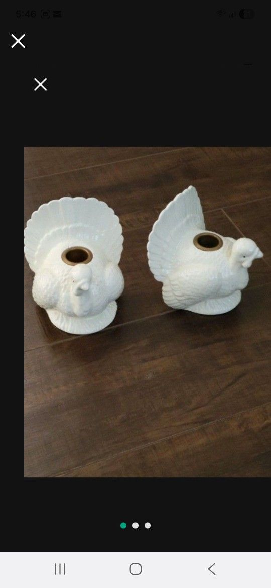 Turkey Candle Holders