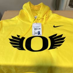 Oregon State Yellow Pullover Hoodie Medium 