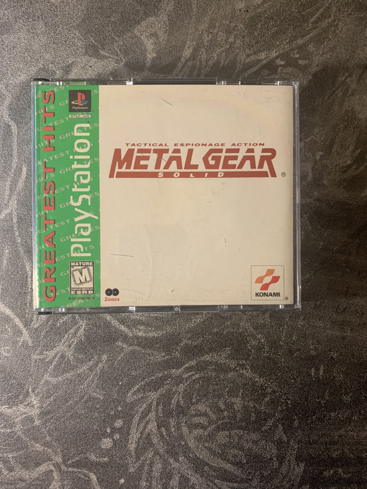 Metal Gear Solid Greatest Hits For Playstation 1