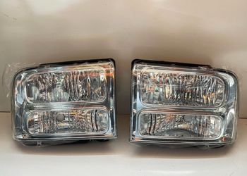 2005-2007 FORD F250 F350 F450 F550 SUPER DUTY CHROME WITH CLEAR SIDE MARKERS