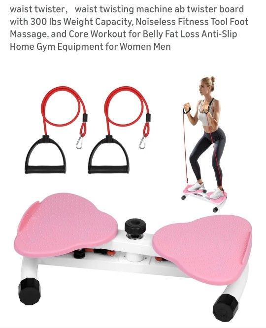 waist twister，waist twisting machine ab twister board with 300 lbs Weight Capacity, Noiseless Fitness Tool Foot Massage, and Core Workout for BellyFat