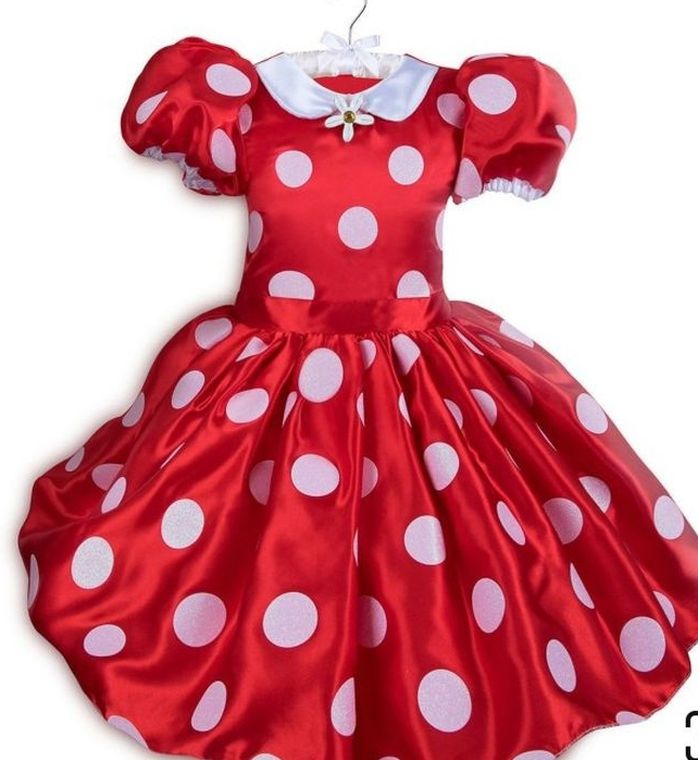 Minnie Mouse Red Dress Costume And Shoes