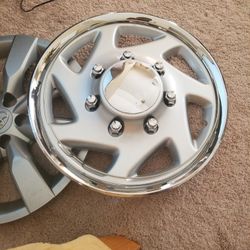  Wheel Cover 16" Chrome Silver 4 Piece

