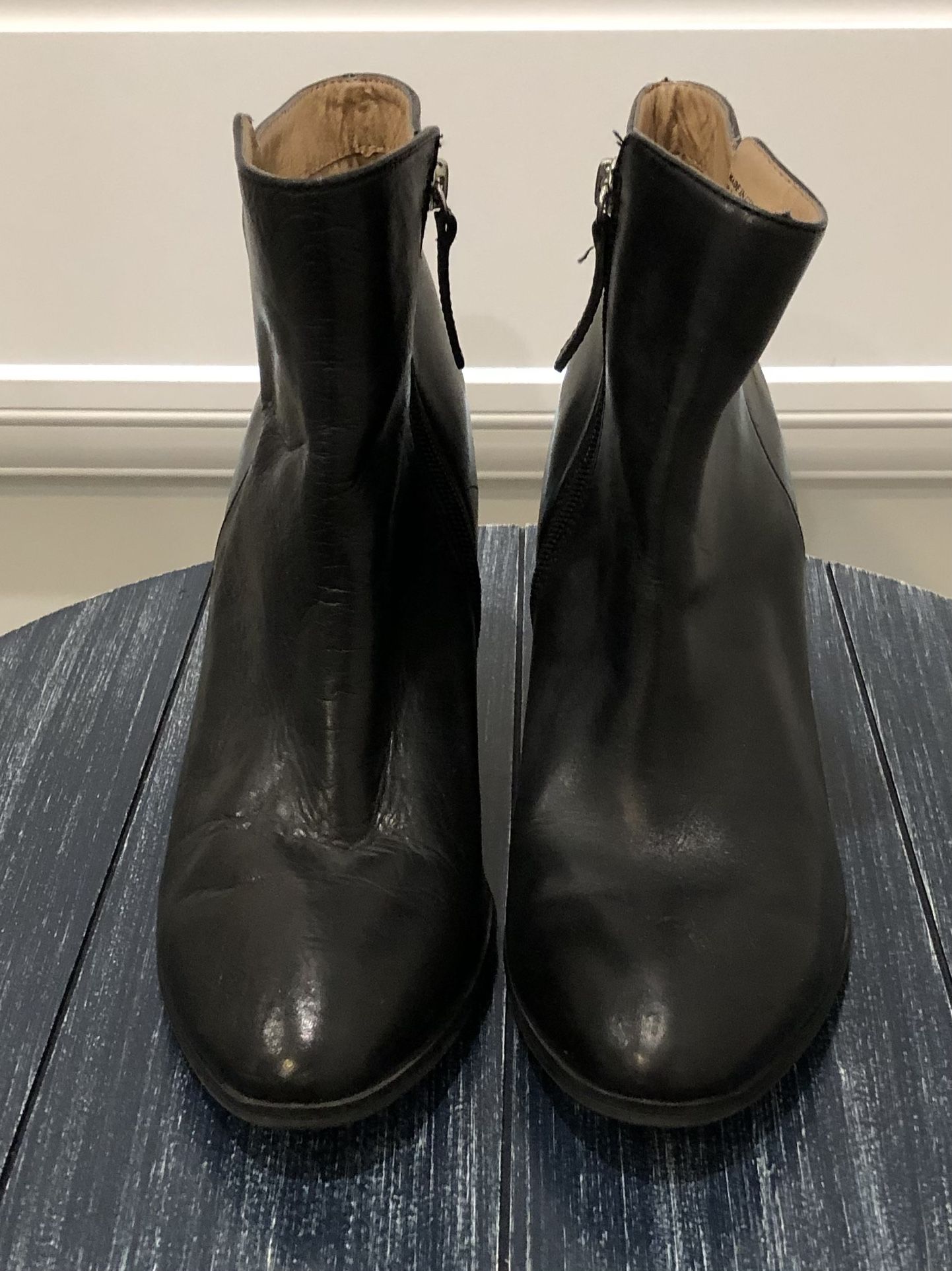 Adrienne Vittadini Leather Booties
