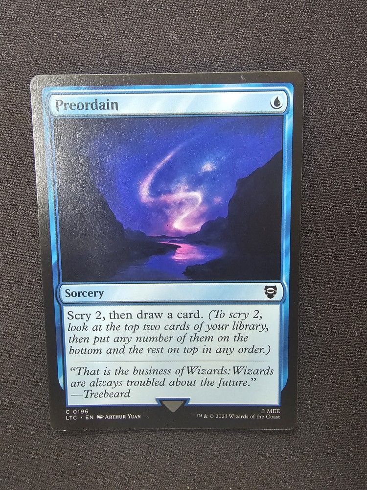 Preordain [The Lord Of The Rings]