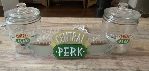 Friends Jars and neon Sign Central Perk
