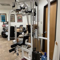 💪 Multi-Station Weight Machine – Full Body Workout – Great Condition! 🏋️‍♂️ 