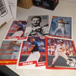 Six Car Lot Wade Boggs Hall Of Famer