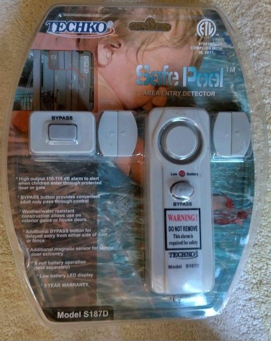 TECHKO Pool alarm or area entry detector
