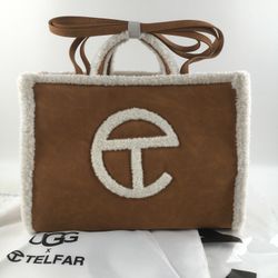✨✨Telfar Medium Chestnut Suede Shopper