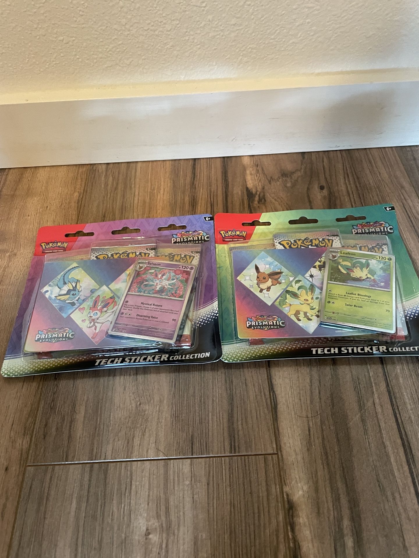 Prismatic Evolutions Sticker Collections