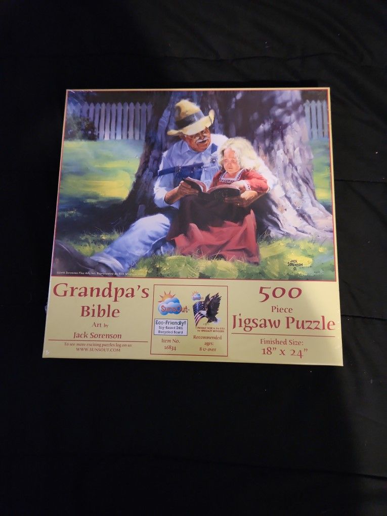 500 Pice Puzzle :grandpas Bible - Jack Sorenson
