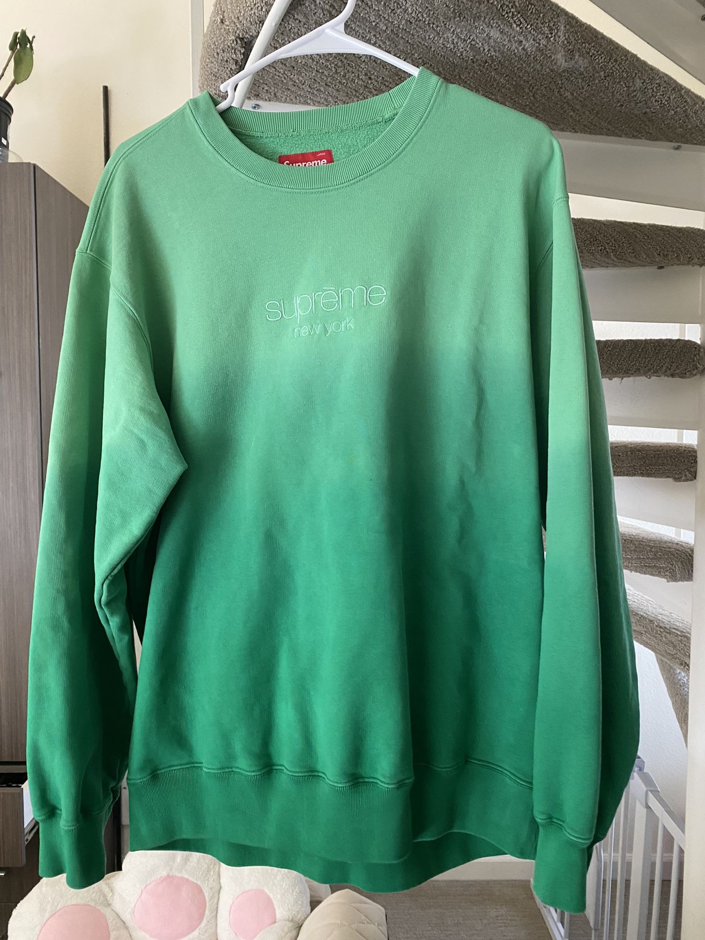 Supreme Fade Crewneck Large