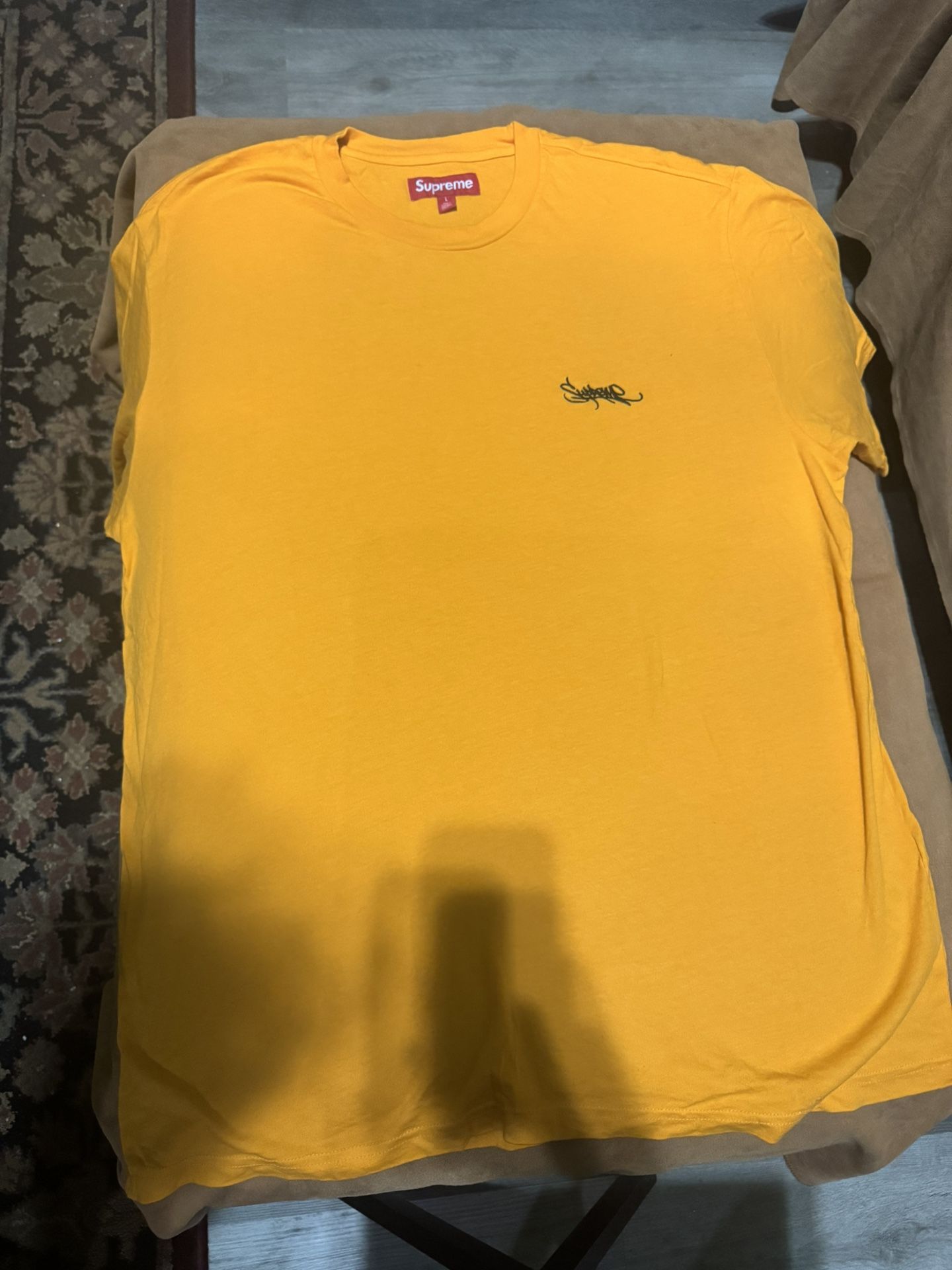 Supreme orange tee