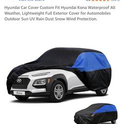 Hyundai Car Cover Custom Fit Hyundai Kona (or Similar Sized Car) Waterproof All Weather