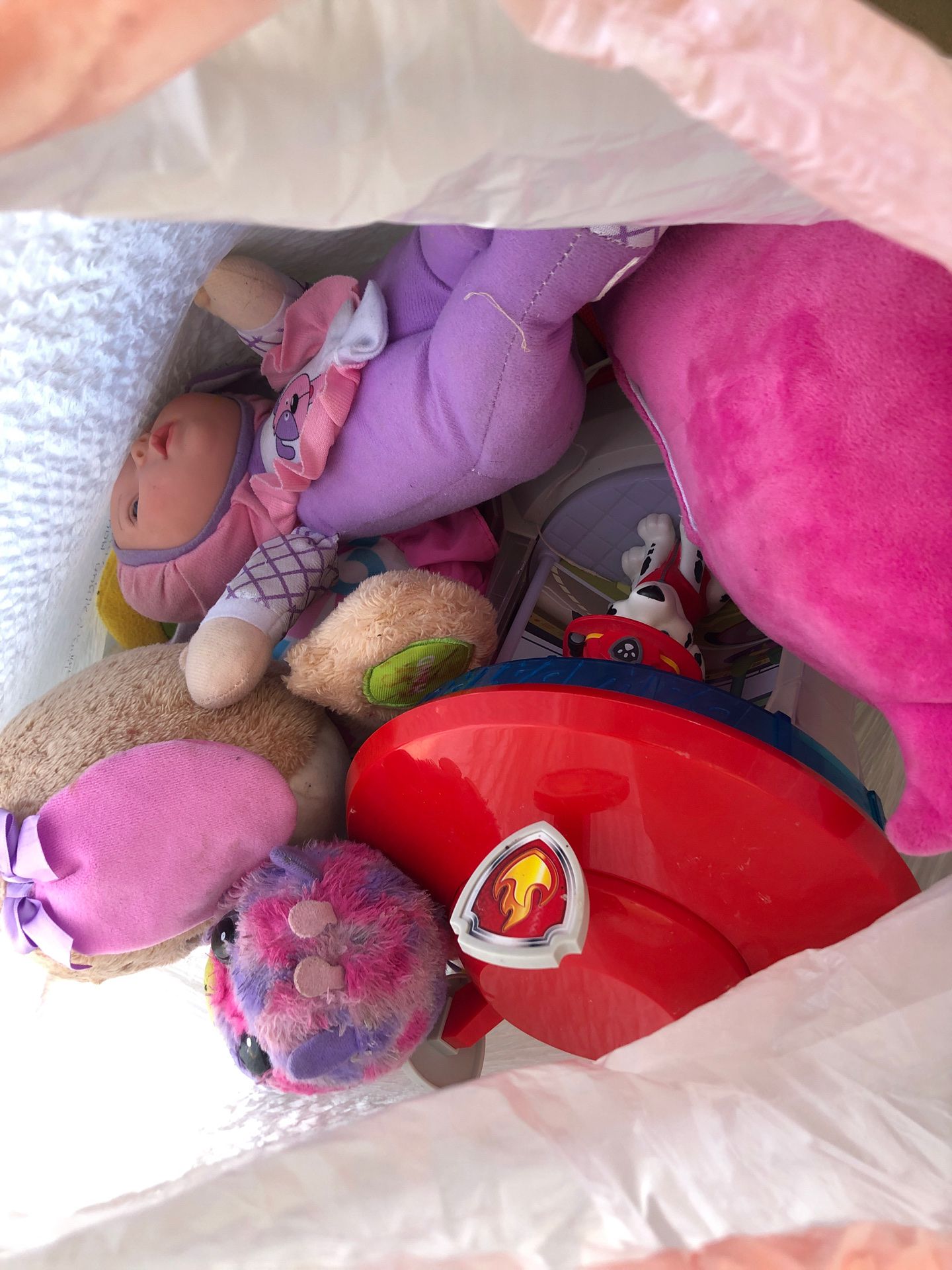 Free dolly’s, stuffed animals, toys