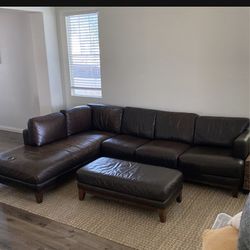 Genuine Leather Couch Real Leather 