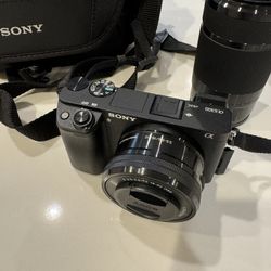 Sony Alpha A6300 Mirrorless Camera Set 