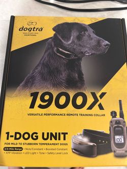 Dogtra 1900x dog training collar