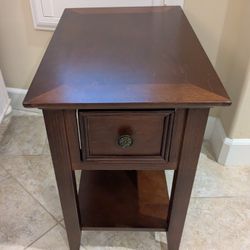 Wood End Table