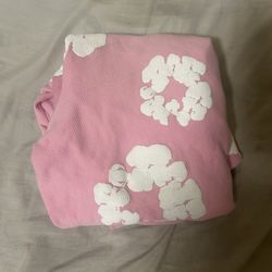 pink denim tears size L