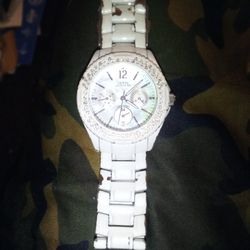 Guess Waterpro Chronograph Style White Women's Watch