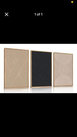 Abstract geometric wall art