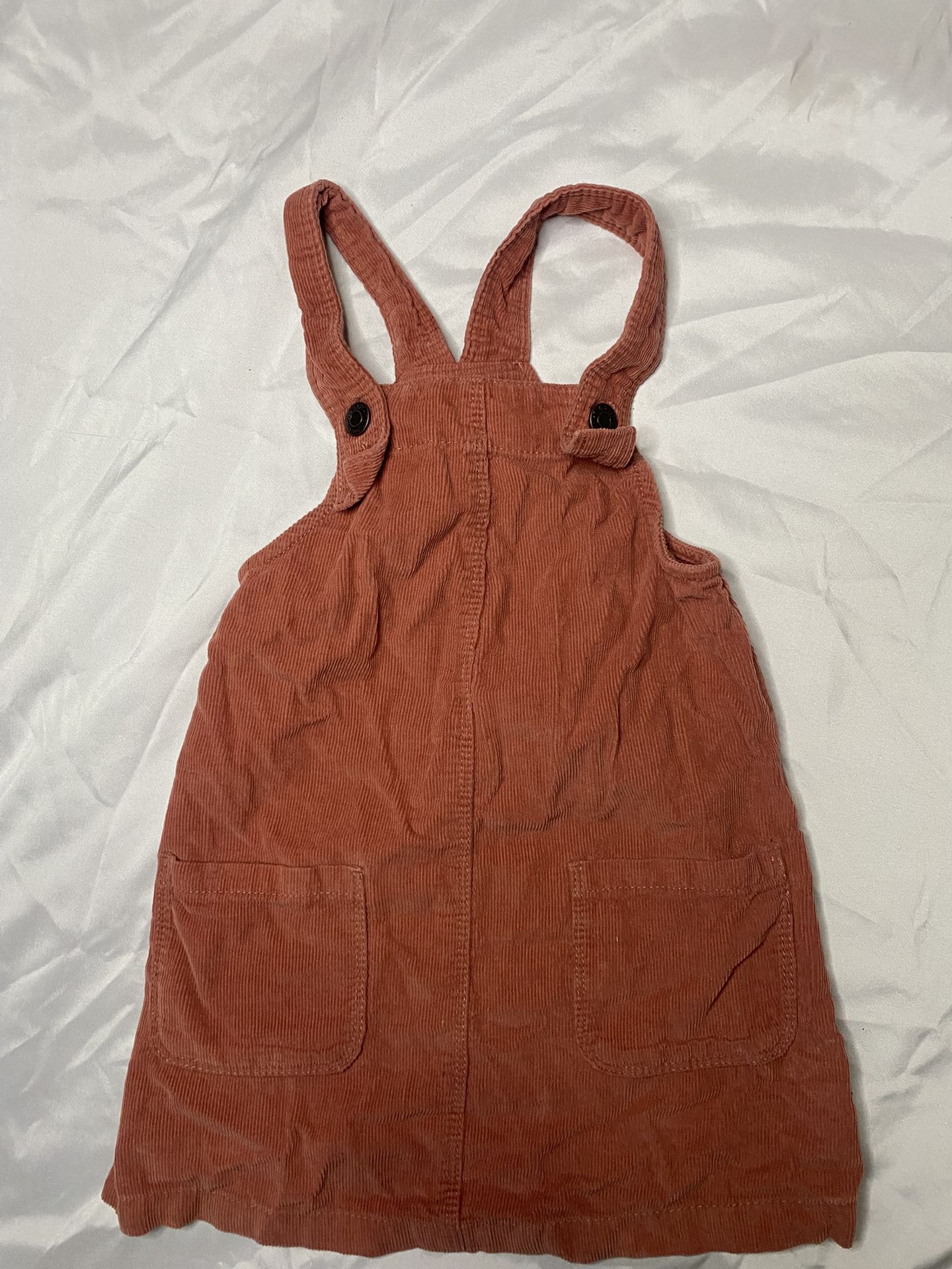 Toddler Corduroy Dress Overalls