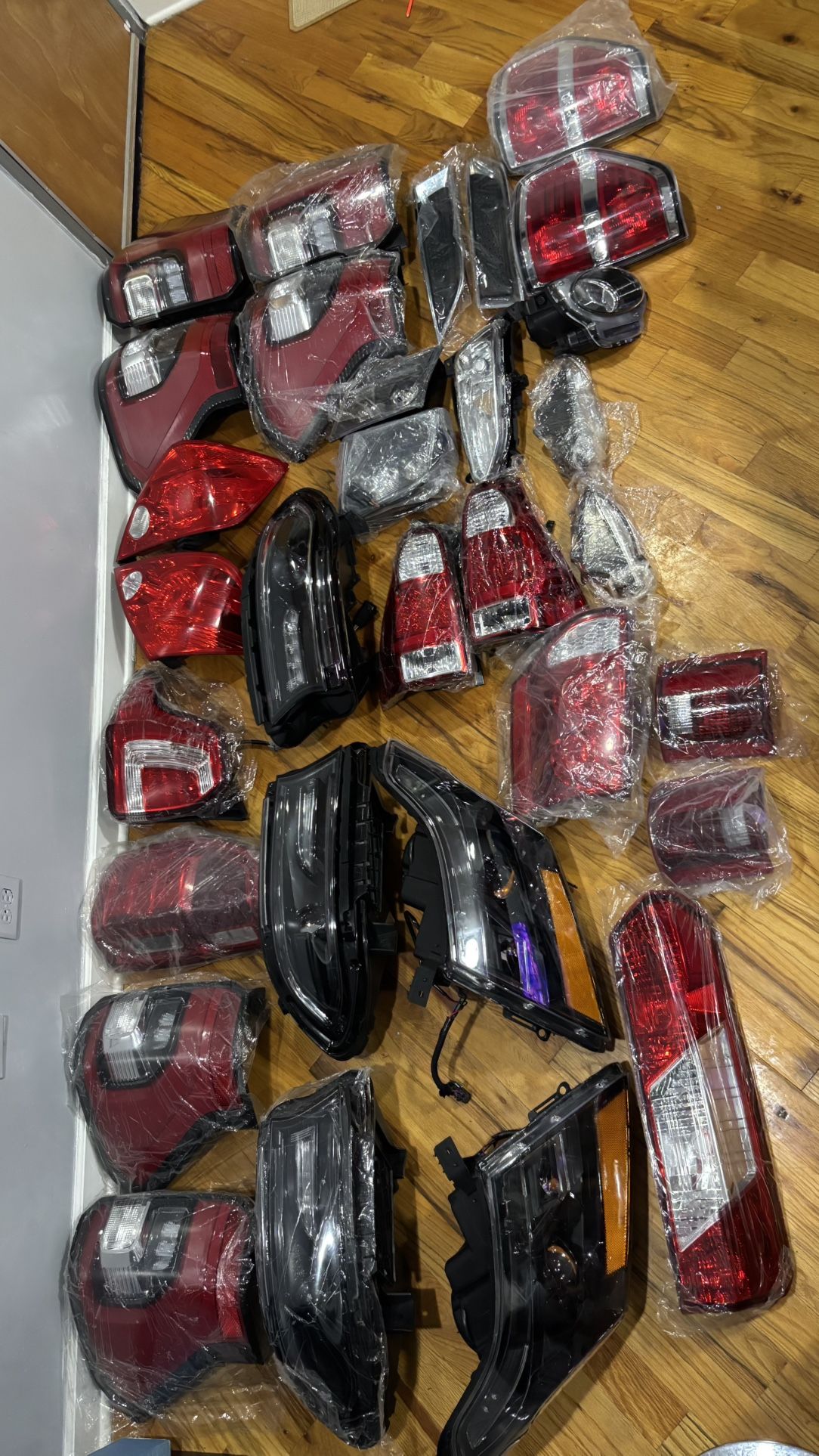 headlights and accessories for new vehicles