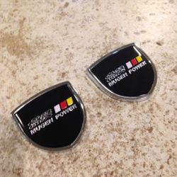 Metal Honda Mugen Emblem Black & Chrome