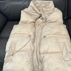 Champagne Puffy Vest 