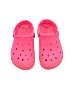 Pink Girls Crocs Size 3 