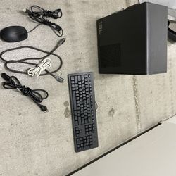 Gaming PC game and monitor