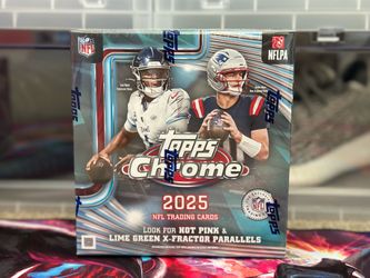 (5x) 2025 NFL Topps Chrome Mega Box - $100