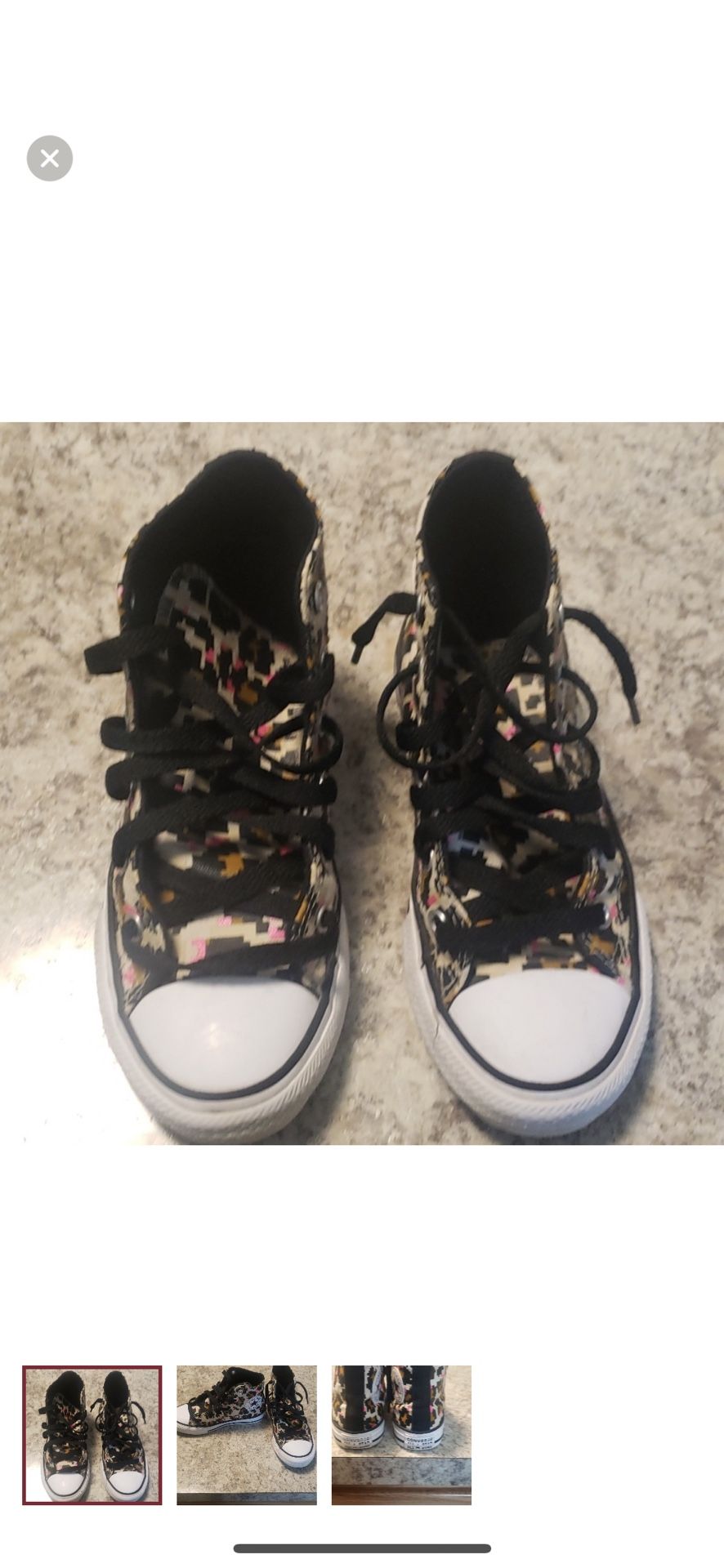 Converse Girls Size 12 