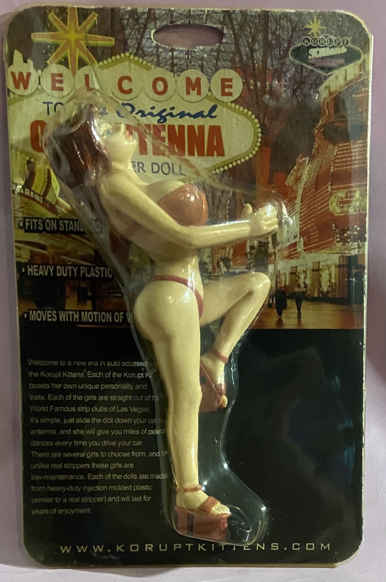 RARE KORUPT KITTENS BRITNI Car/GolfCart Car Antenna Stripper Doll