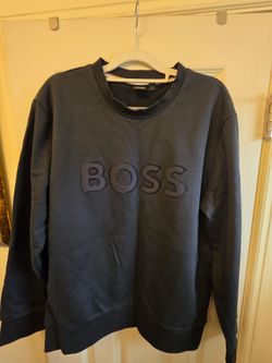 Boss Navy blue sweater size large