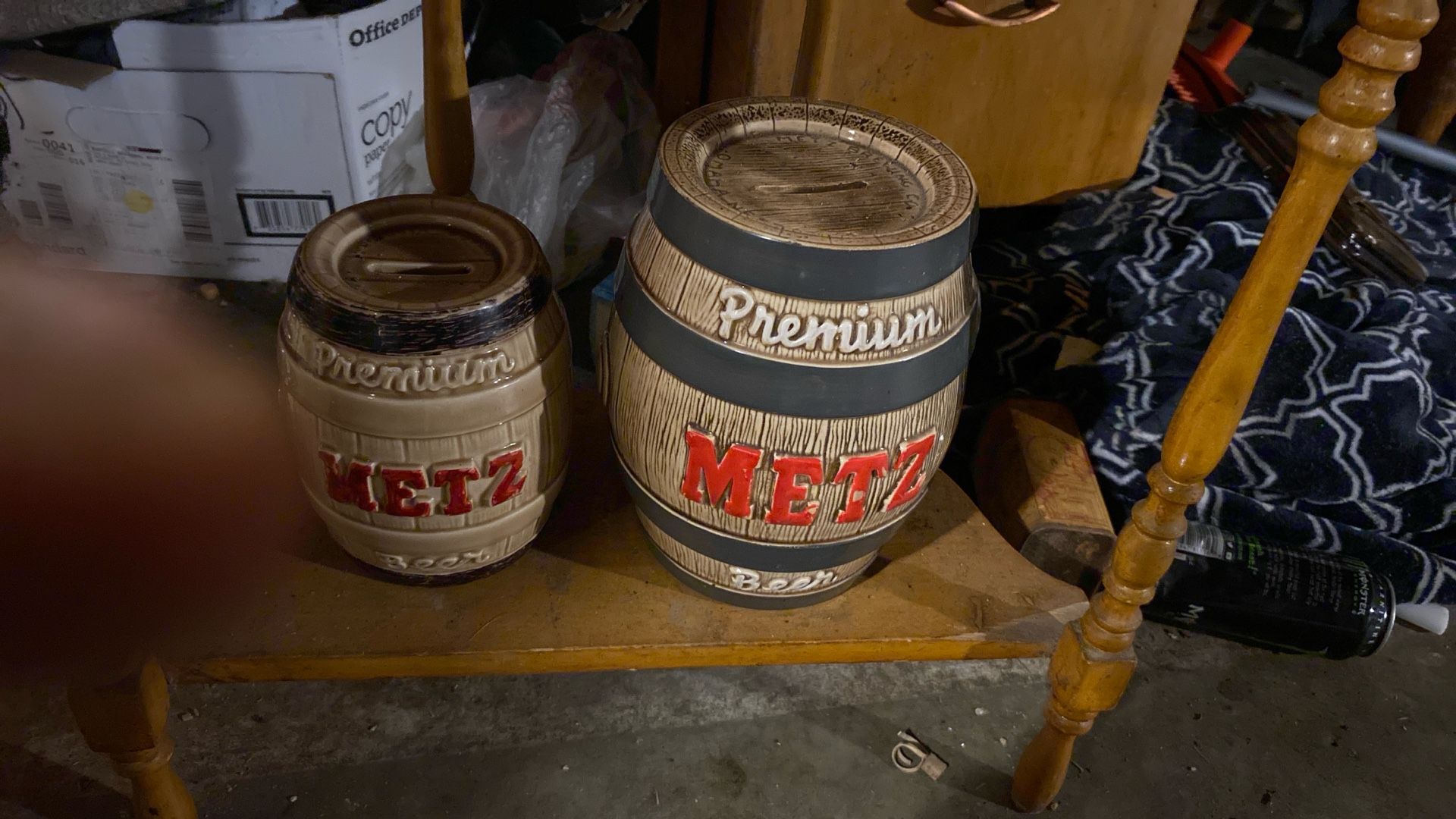 Premium Metz Beer Coin Banks