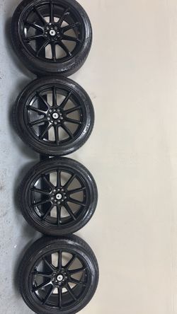18” Konig Wheels & Tires – 5x114.3 – 235/45R18 – Balanced & Ready to Mount