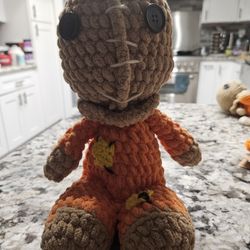 Hand Crocheted Sam Plushie 25$
