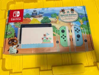 Nintendo Switch 1 Animal Crossing Special Edition