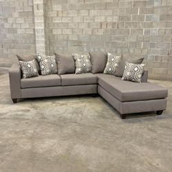 New Mocha Sectional Sofa